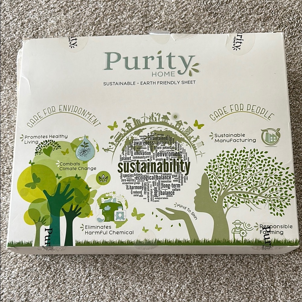 Purity Home Organic Queen Sheet Set